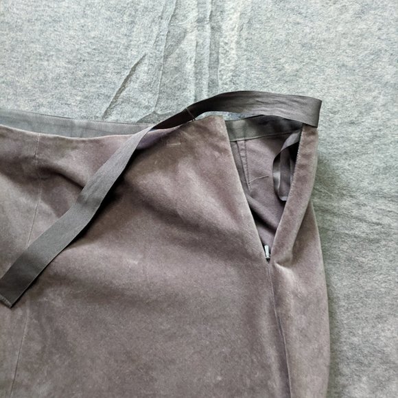 Gap Stretch Mushroom Brown Midi Skirt - Picture 5 of 7